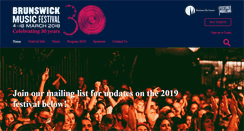 Desktop Screenshot of brunswickmusicfestival.com.au