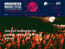 Tablet Screenshot of brunswickmusicfestival.com.au